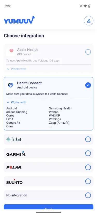 Health Connect Integration