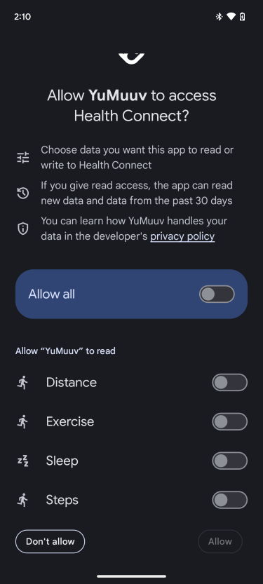 Health Connect Access