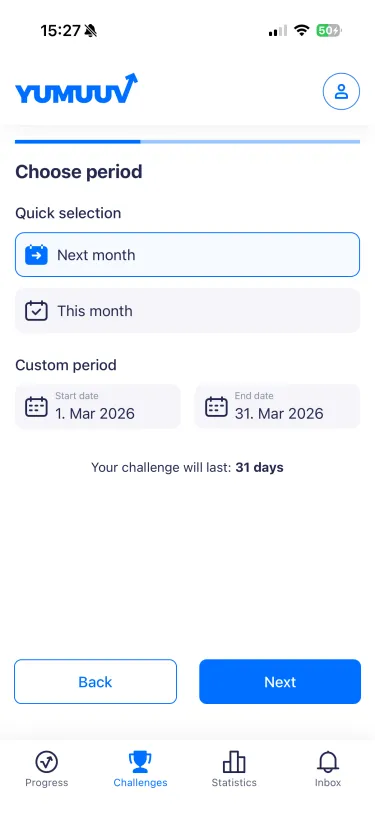 Choose period