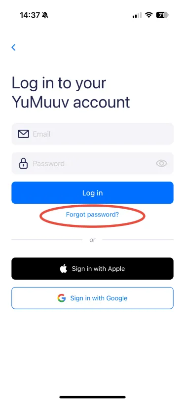 Forgot password?