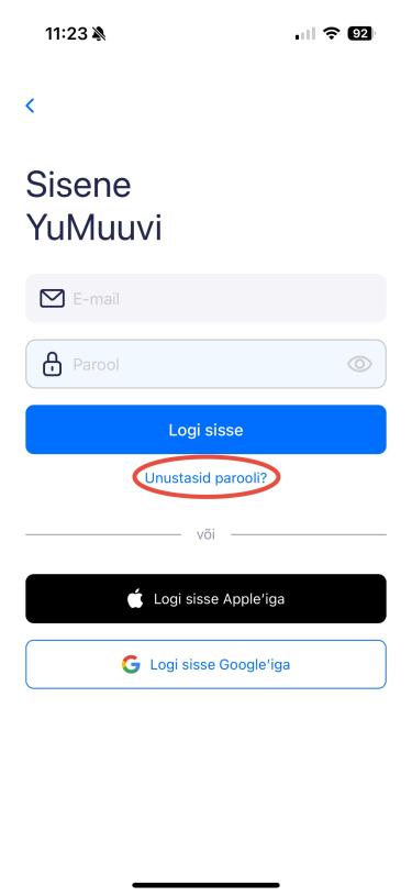 Unustasid parooli?