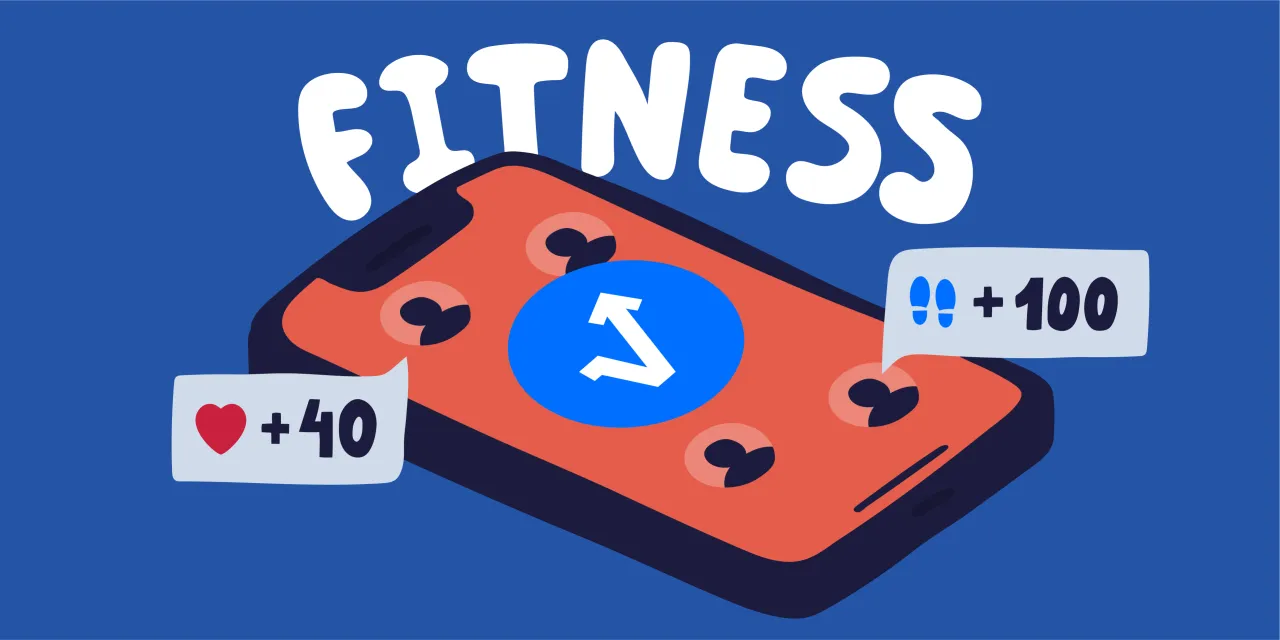 Aplikacija za fitnes izzive s prijatelji