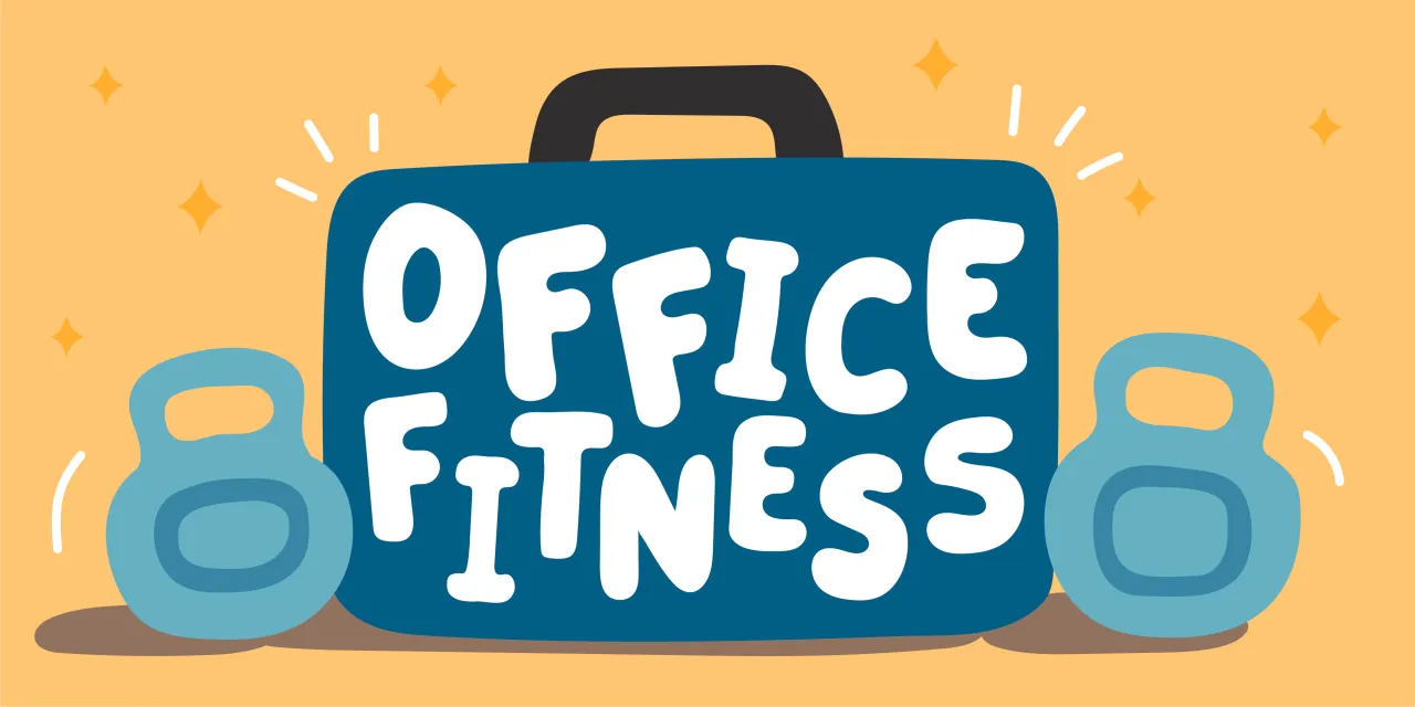 Office fitness challenges for hybrid work