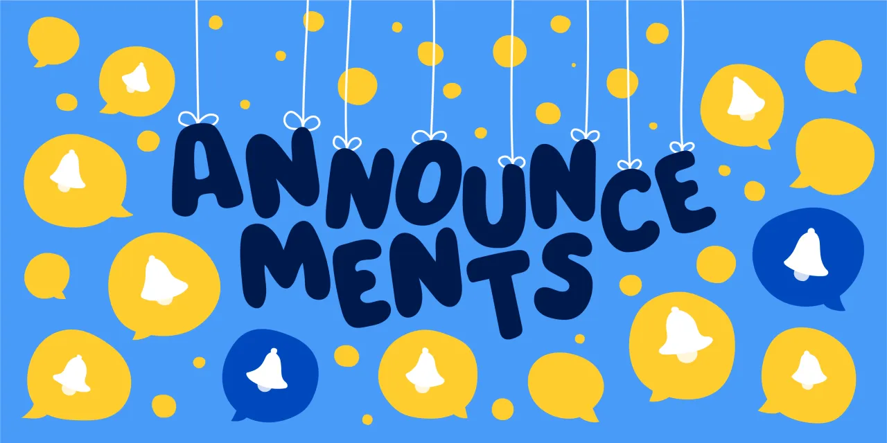 YuMuuv announcements feature