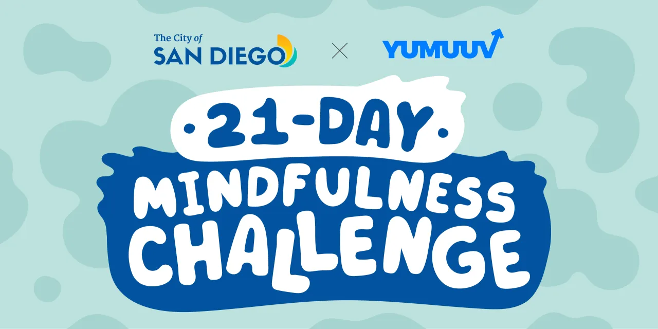 21-day mindfulness challenge at the City of San Diego