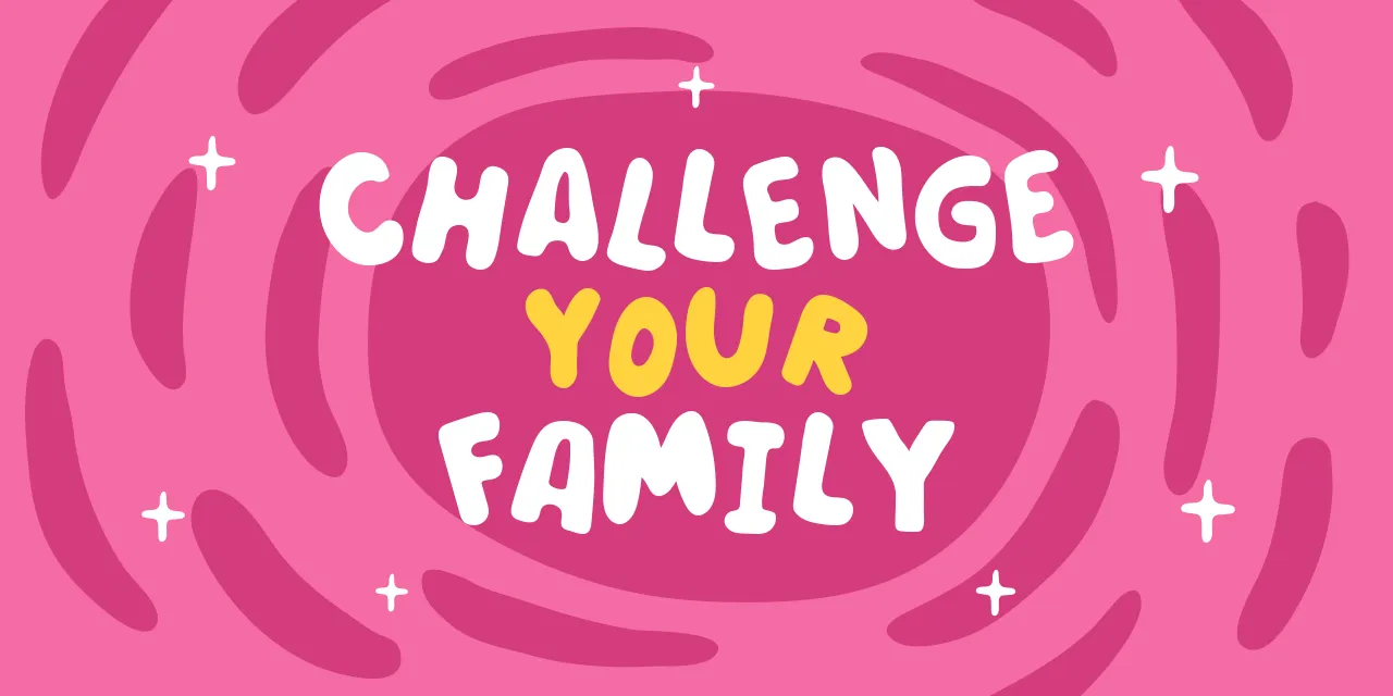 Family fitness challenge with a YuMuuv private challenge