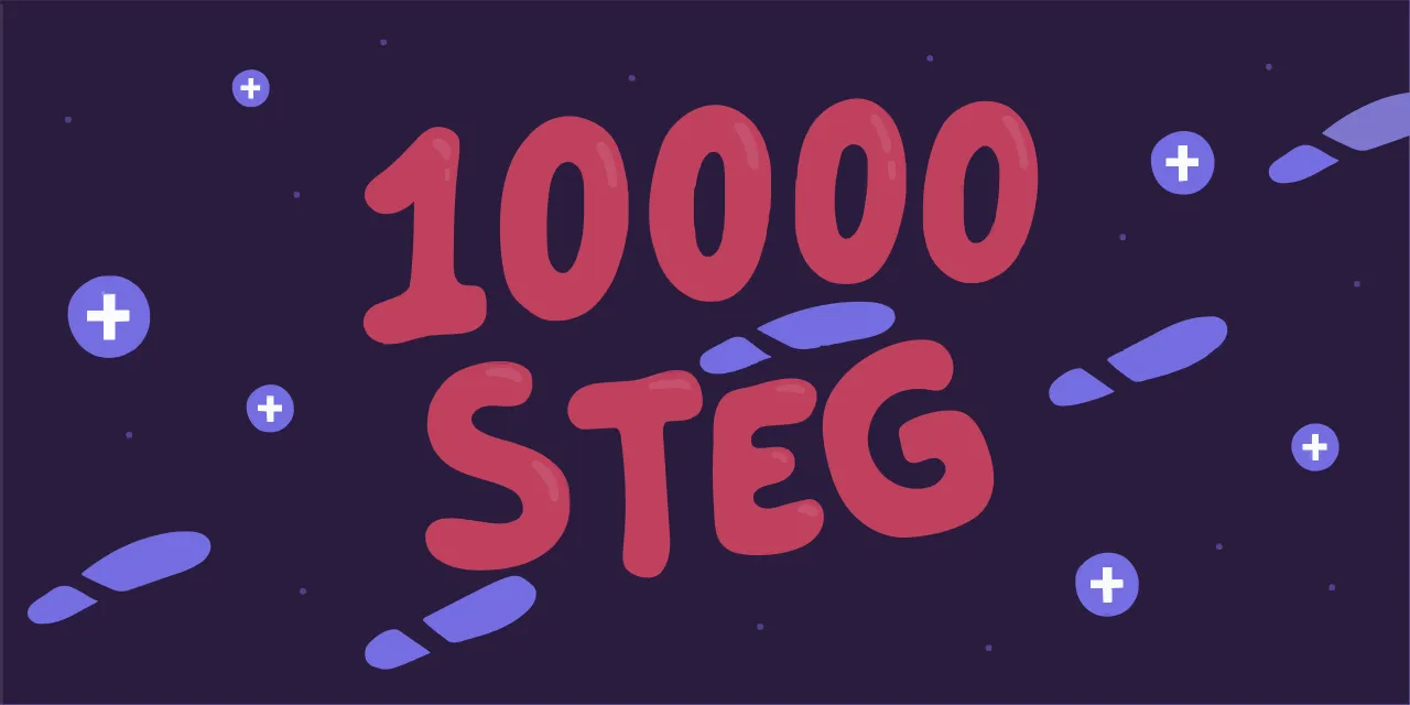 Att gå 10 000 steg om dagen