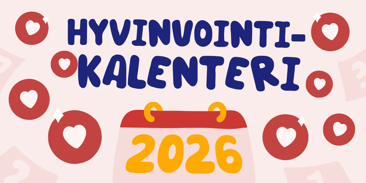 Hyvinvointihaastekalenteri ja 12 kuukausiteemaa