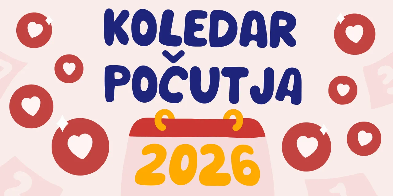 Koledar izzivov dobrega počutja z 12 mesečnimi temami