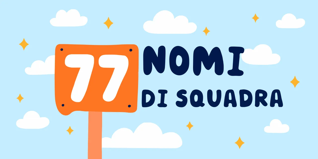 Nomi divertenti per squadre di camminata