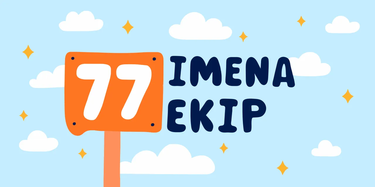Zabavna imena ekip hoje