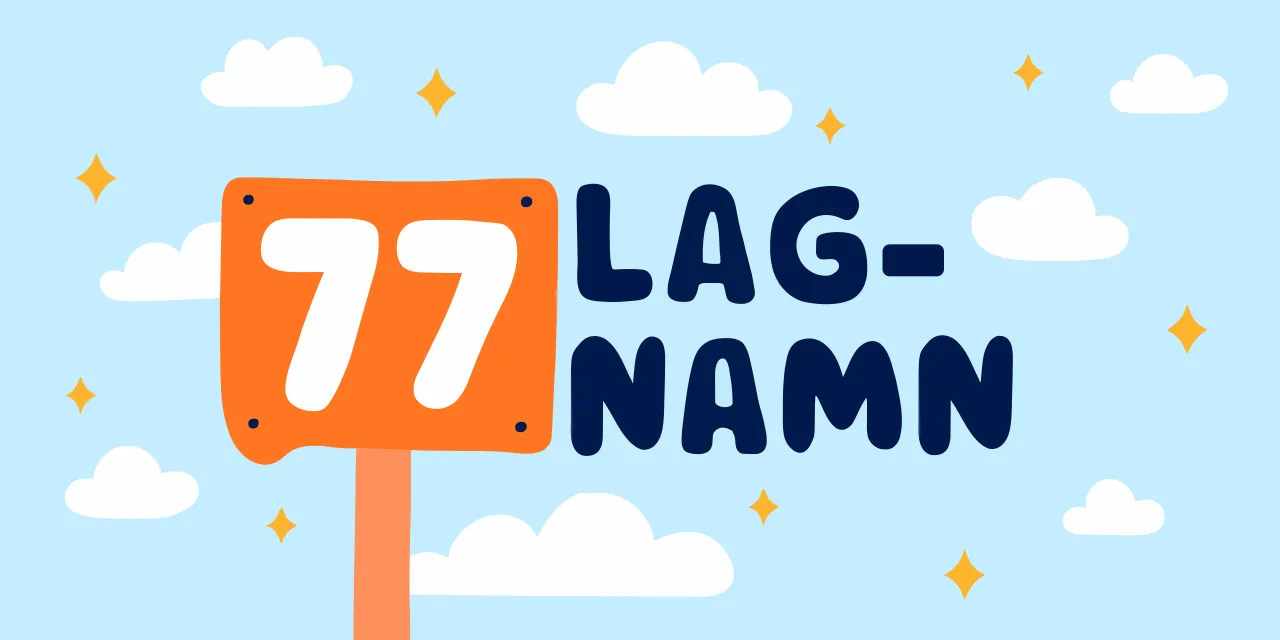 Roliga lagnamn för promenadutmaningar