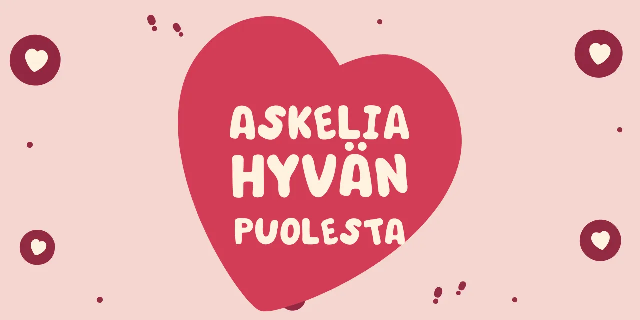 Kollegat kävelevät yhdessä hyväntekeväisyyteen tähtäävässä askelhaasteessa