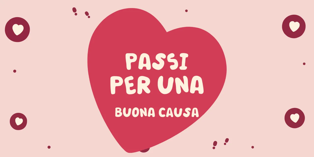 Colleghi che camminano insieme in una sfida di passi benefica