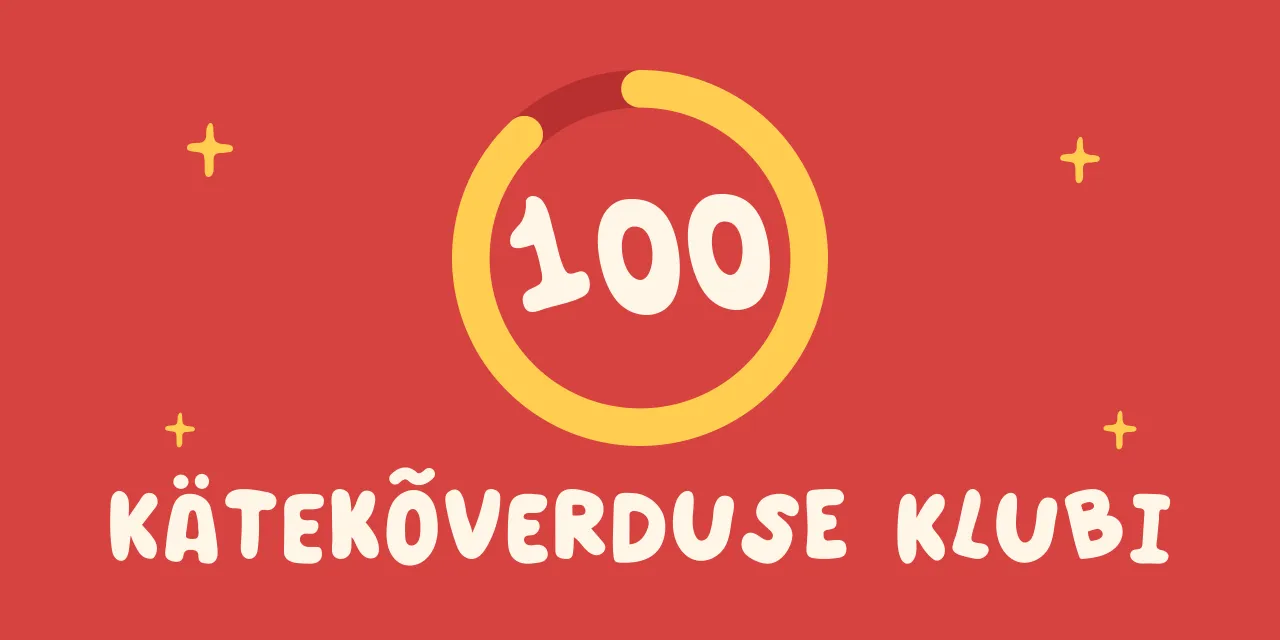 Töötaja teeb kätekõverdusi töökoha kätekõverduste väljakutses