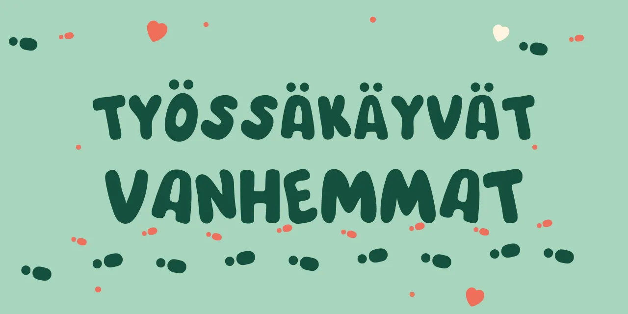 Vanhempi saattaa lasta kävellen kouluun osana hyvinvointihaastetta