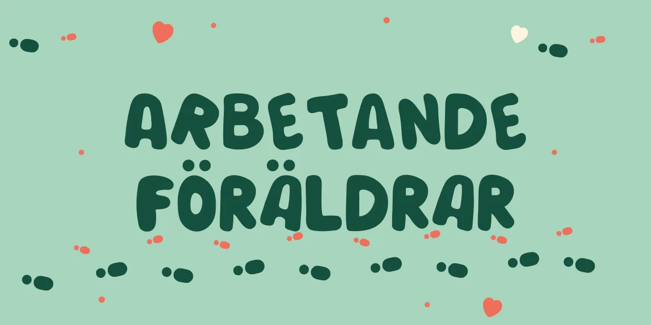 Förälder som går med ett barn till skolan som en del av en friskvårdsutmaning