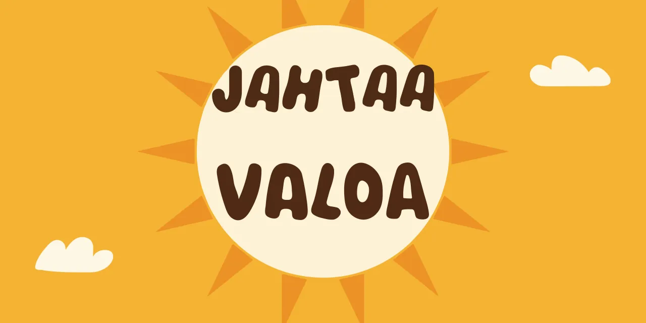 Kollegat kävelevät ulkona matalassa syksyn auringonvalossa