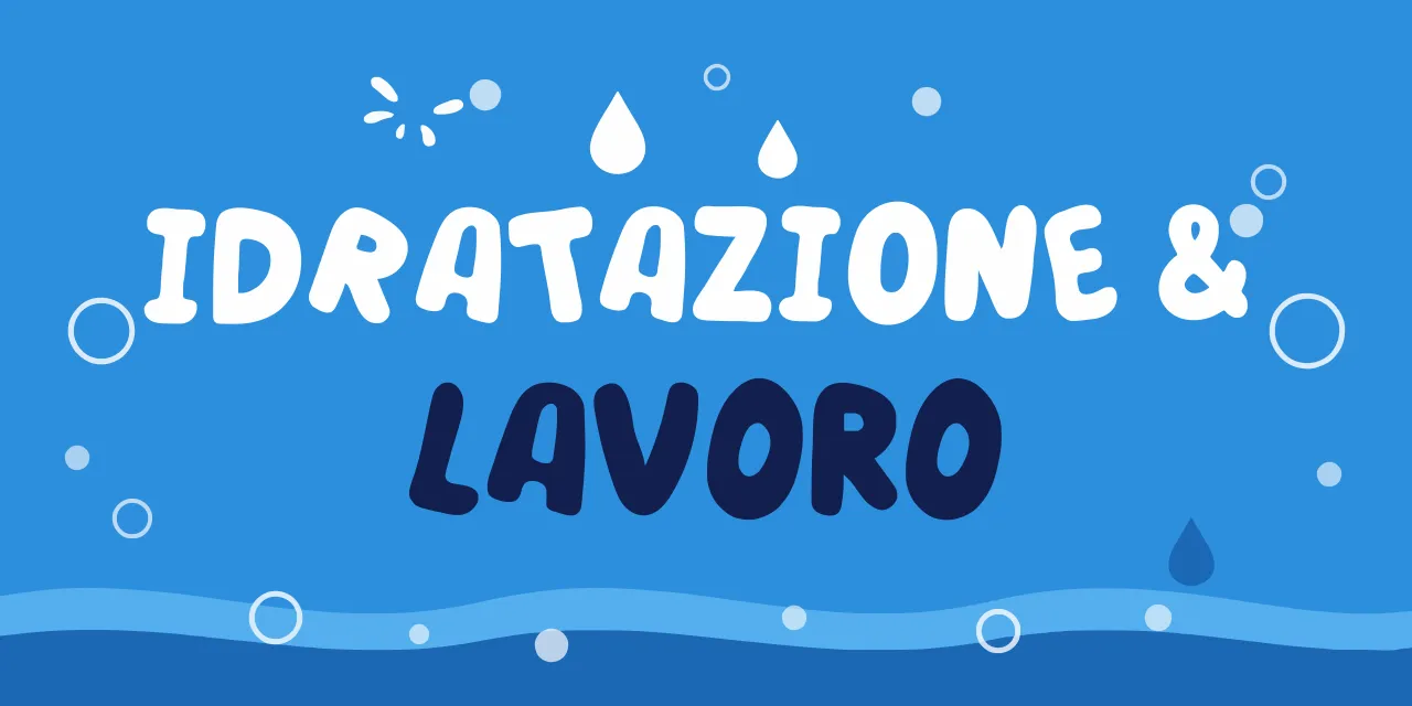 Sfida di idratazione per il benessere aziendale