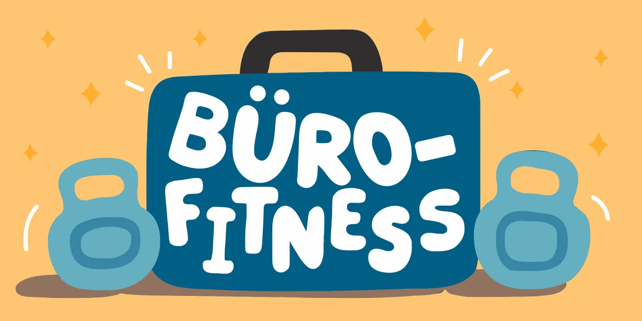 Fitness-Challenges im Büro für hybrides Arbeiten