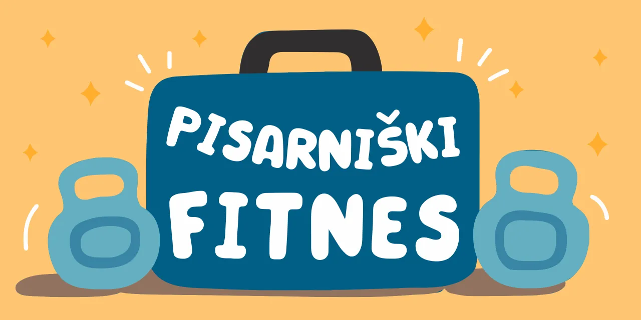 Pisarniški fitnes izzivi za hibridno delo