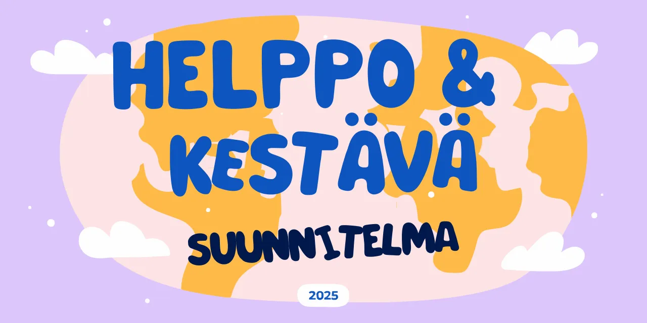 Yksinkertainen ja kestävä hyvinvointisuunnitelma