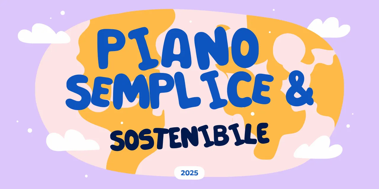 Piano di benessere semplice e sostenibile