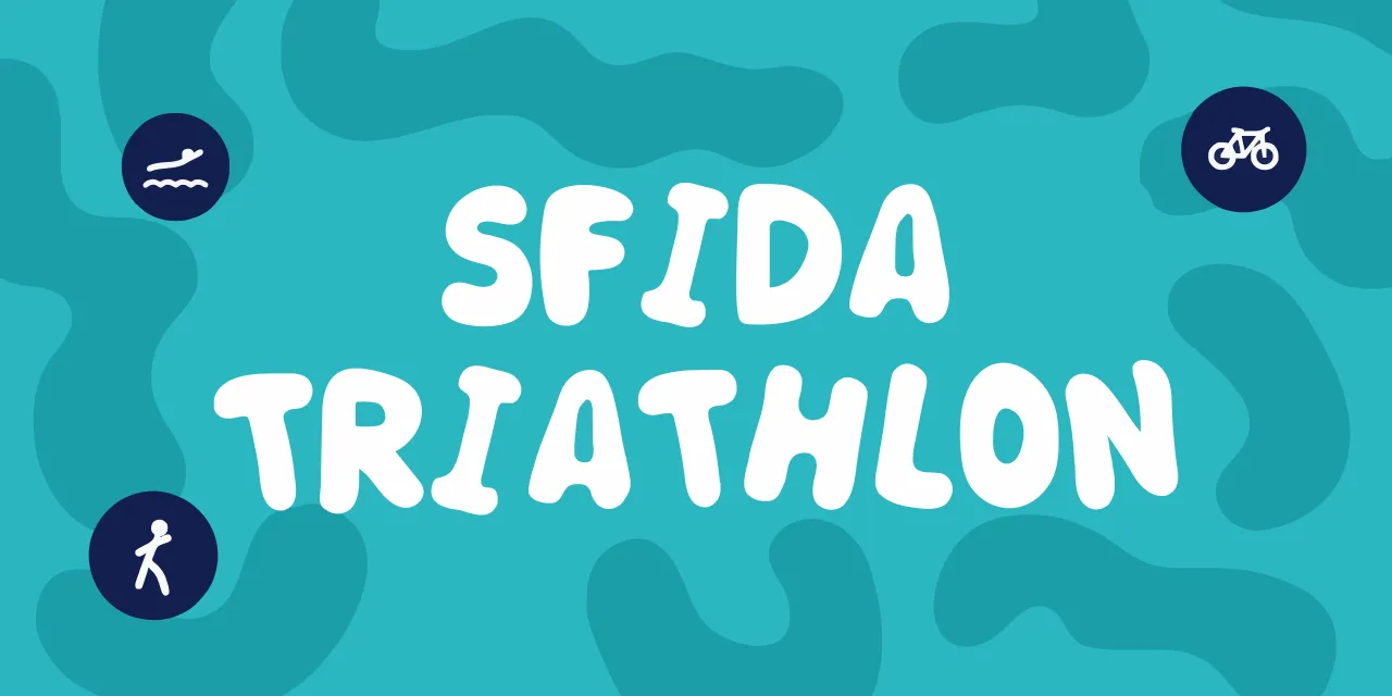 Sfida di triathlon Ironman virtuale per team