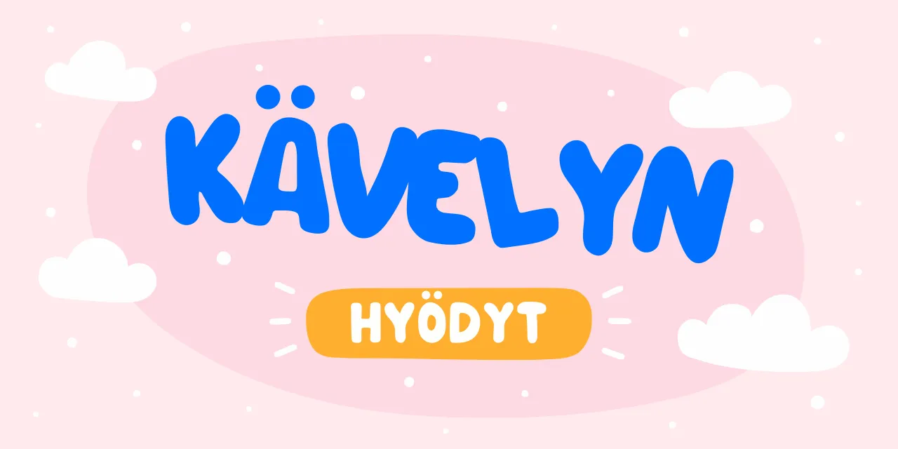 Kävelyn hyödyt