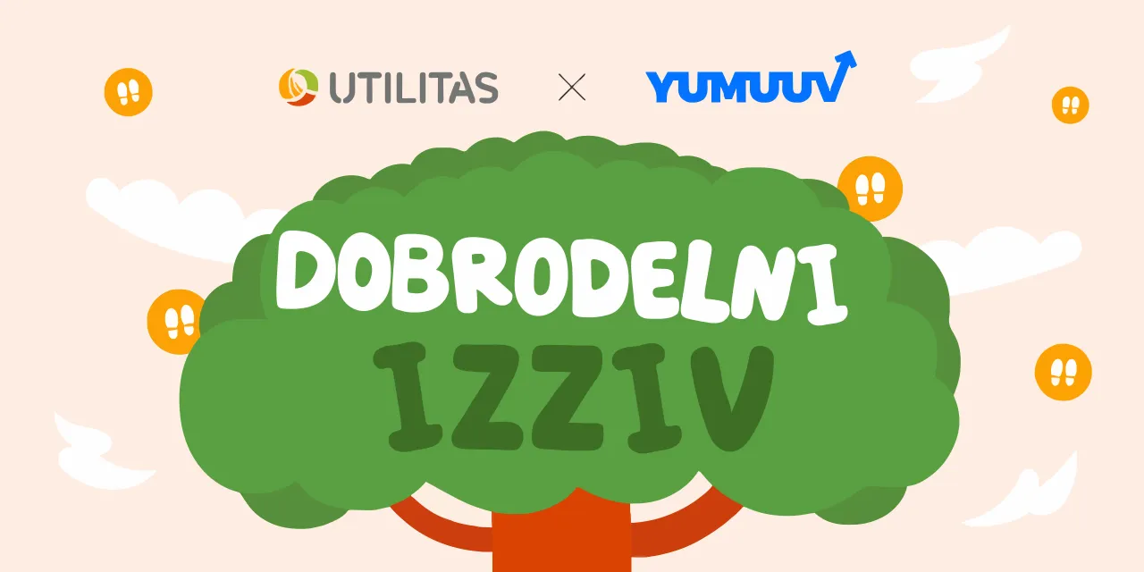 Študija primera dobrodelnega izziva hoje podjetja Utilitas