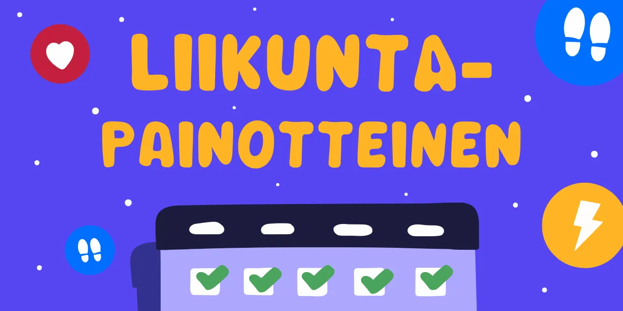 Liikuntapainotteinen vuosisuunnitelma