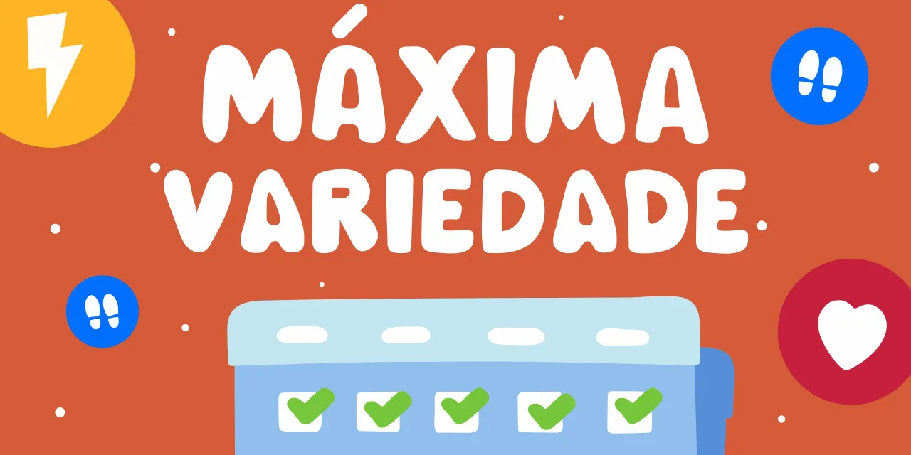 O plano de bem-estar com mais variedade