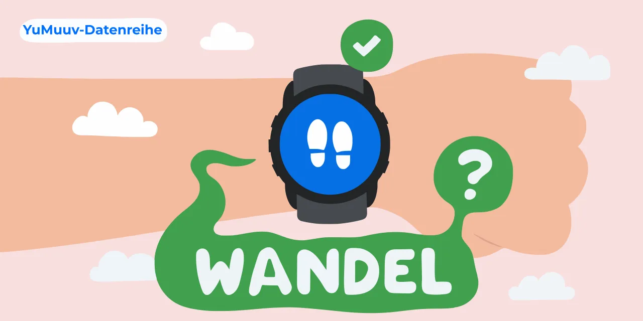 Infografik zur körperlichen Aktivität – Wearables und Aktivität
