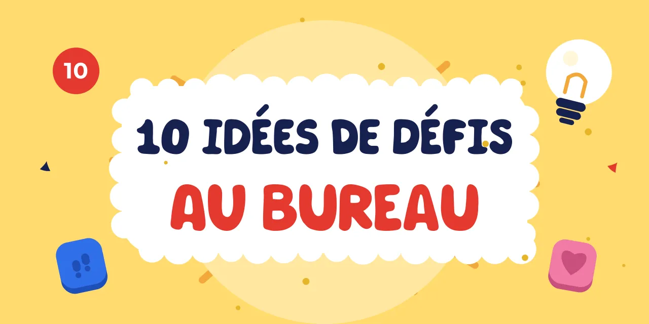 Idées de défis sportifs au bureau