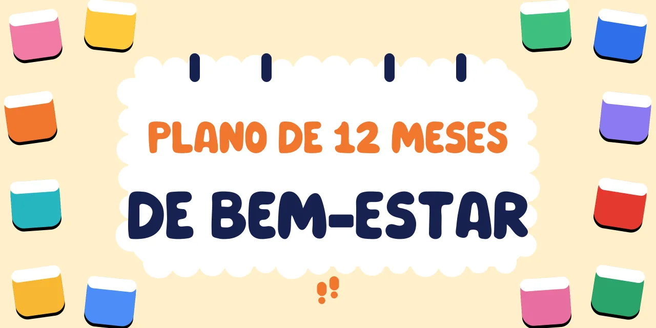 Exemplo de programa de bem-estar para colaboradores: plano de desafios de 12 meses