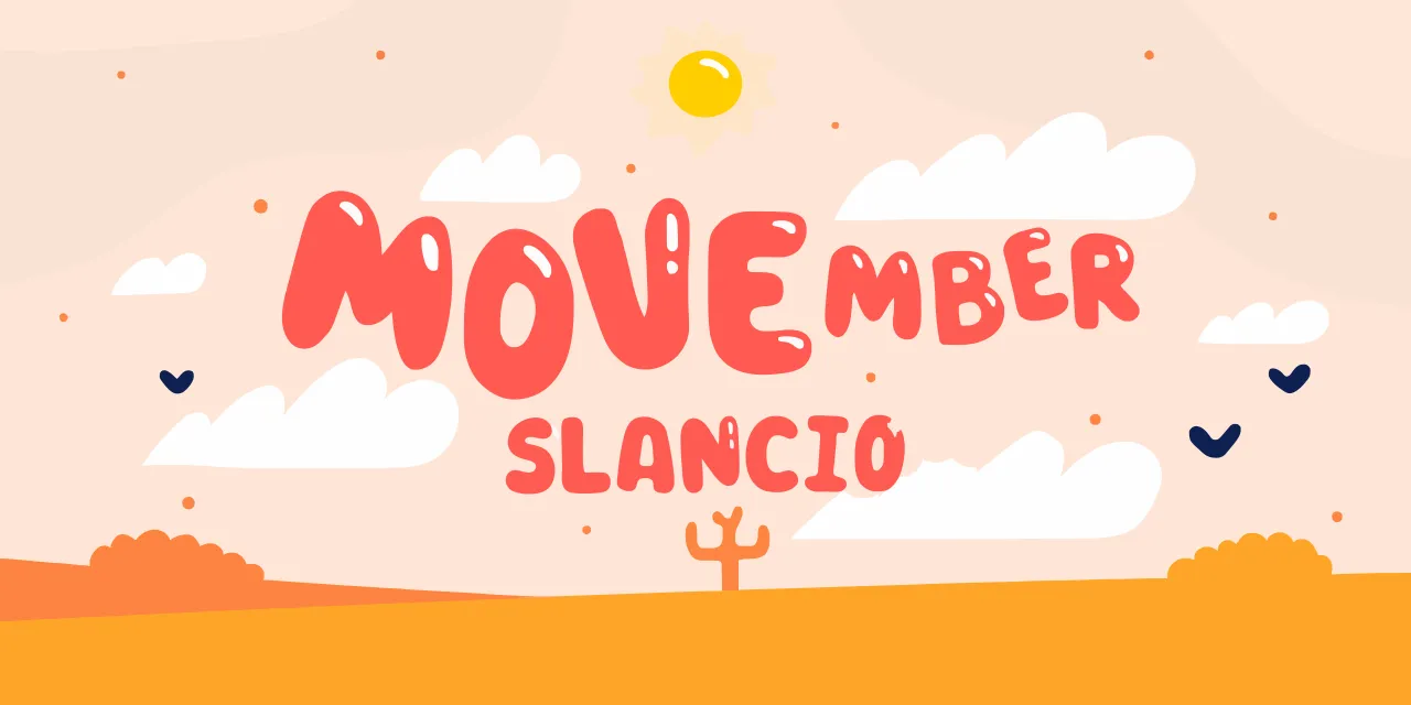 Sfida di movimento Movember al lavoro