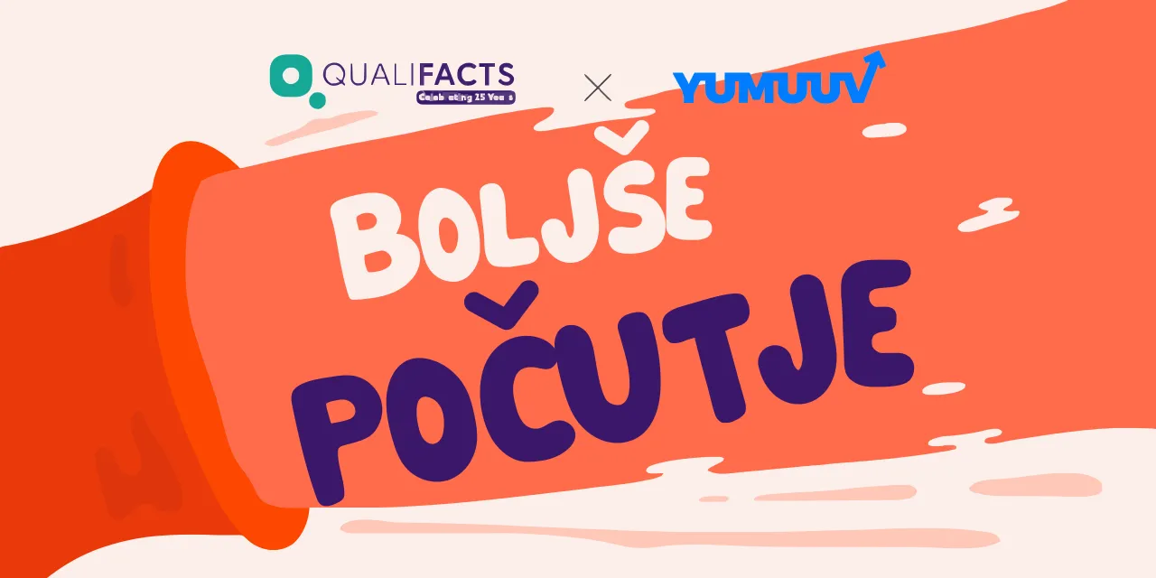 Zaposleni v Qualifacts, študija primera globalnega izziva dobrega počutja YuMuuv