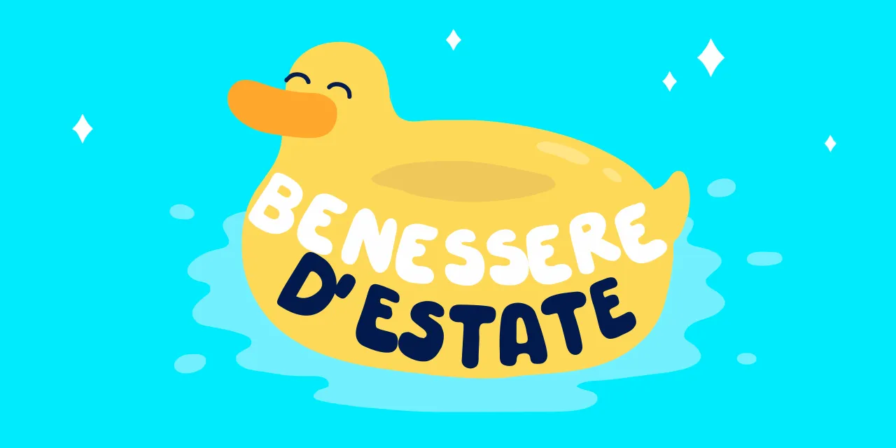 Personale che partecipa a una sfida di benessere estiva compatibile con le vacanze