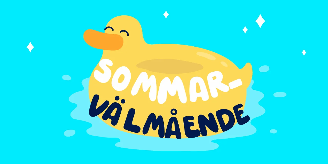 Medarbetare deltar i en semestervänlig friskvårdsutmaning på sommaren