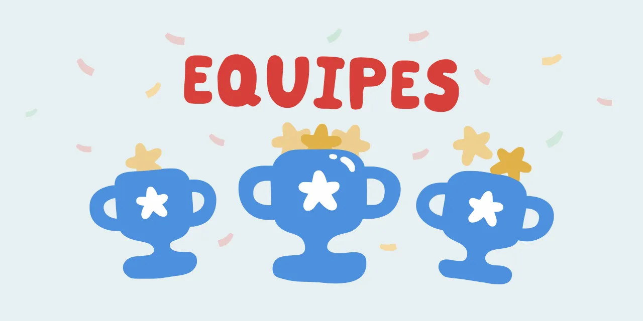 Equipes nos desafios de bem-estar do YuMuuv