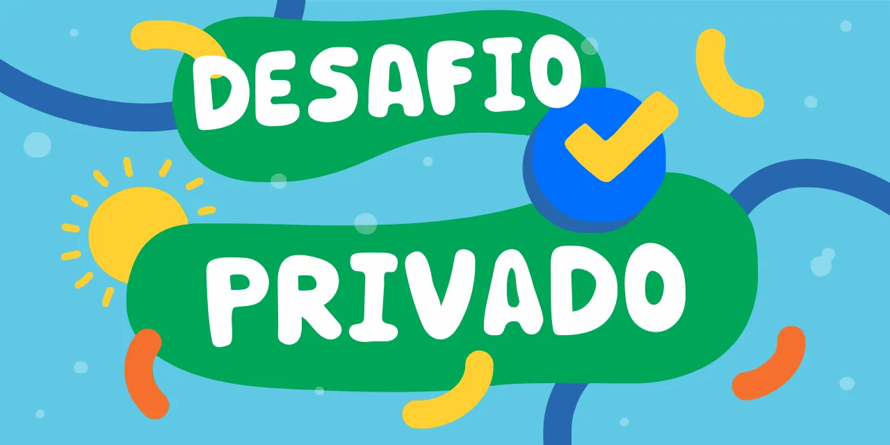 Criar um desafio privado no YuMuuv
