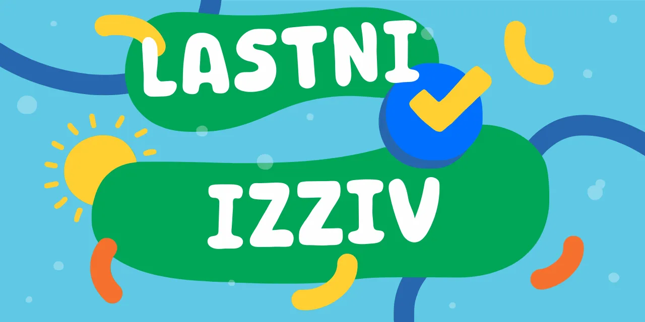 Ustvarjanje zasebnega izziva v aplikaciji YuMuuv