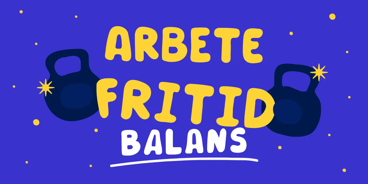 Att främja medarbetarnas balans mellan arbete och fritid
