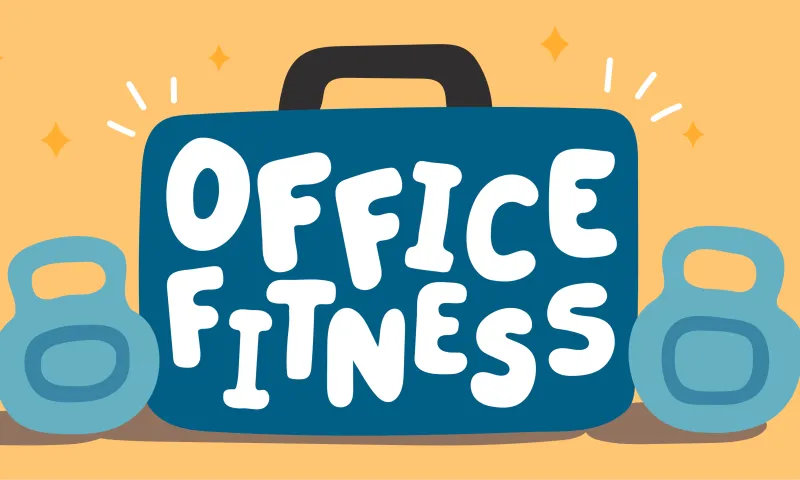 Office fitness challenges for hybrid work