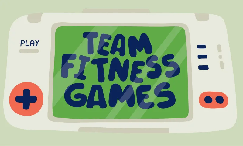 Retro-inspired team fitness challenges