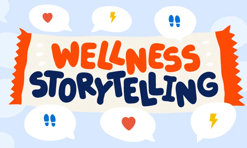 Wellness challenge storytelling for HR and marketing teams