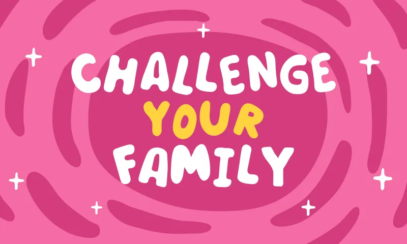 Family fitness challenge with a YuMuuv private challenge