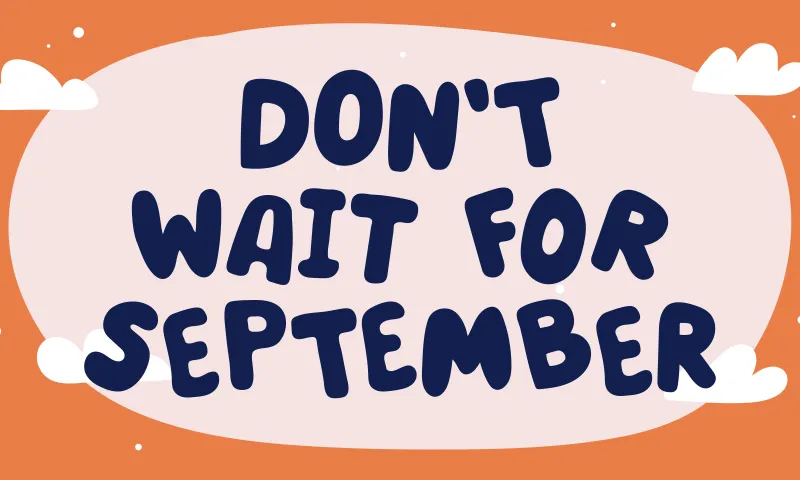 Planning the autumn wellness program in summer