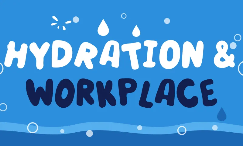 Hydration challenge for workplace wellness