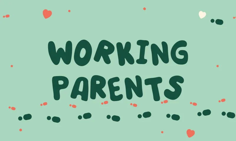 Parent walking a child to school as part of a wellness challenge